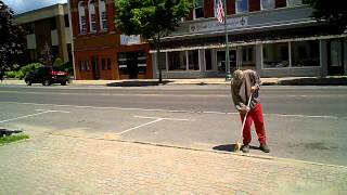 Sidewalk Sweeping