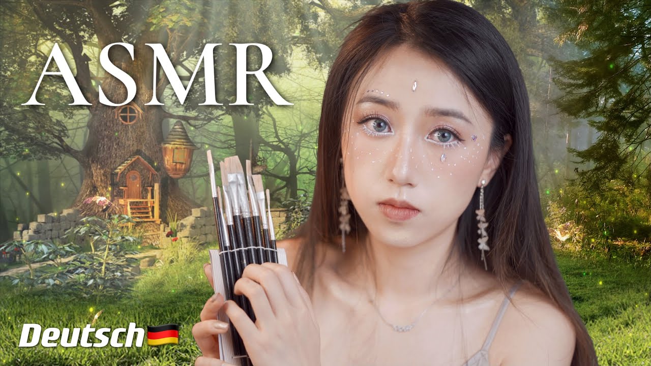 ✨ASMR 🧚‍♀️ Nette Fee kümmert sich um DICH im Fantasiewald (German/Deutsch) Soft Spoken Roleplay