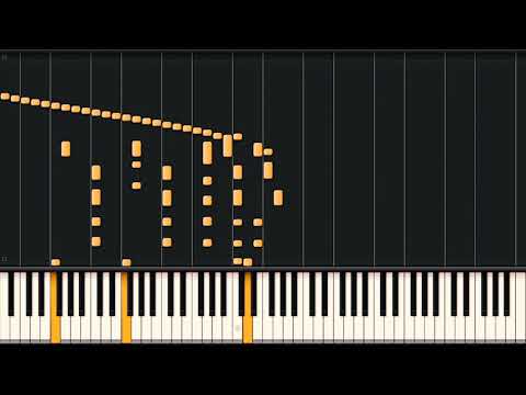 Ben Folds - Heist - Synthesia Piano tutorial