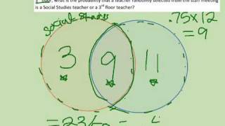 Ch 11 Study Guide Venn Diagram Problem 1
