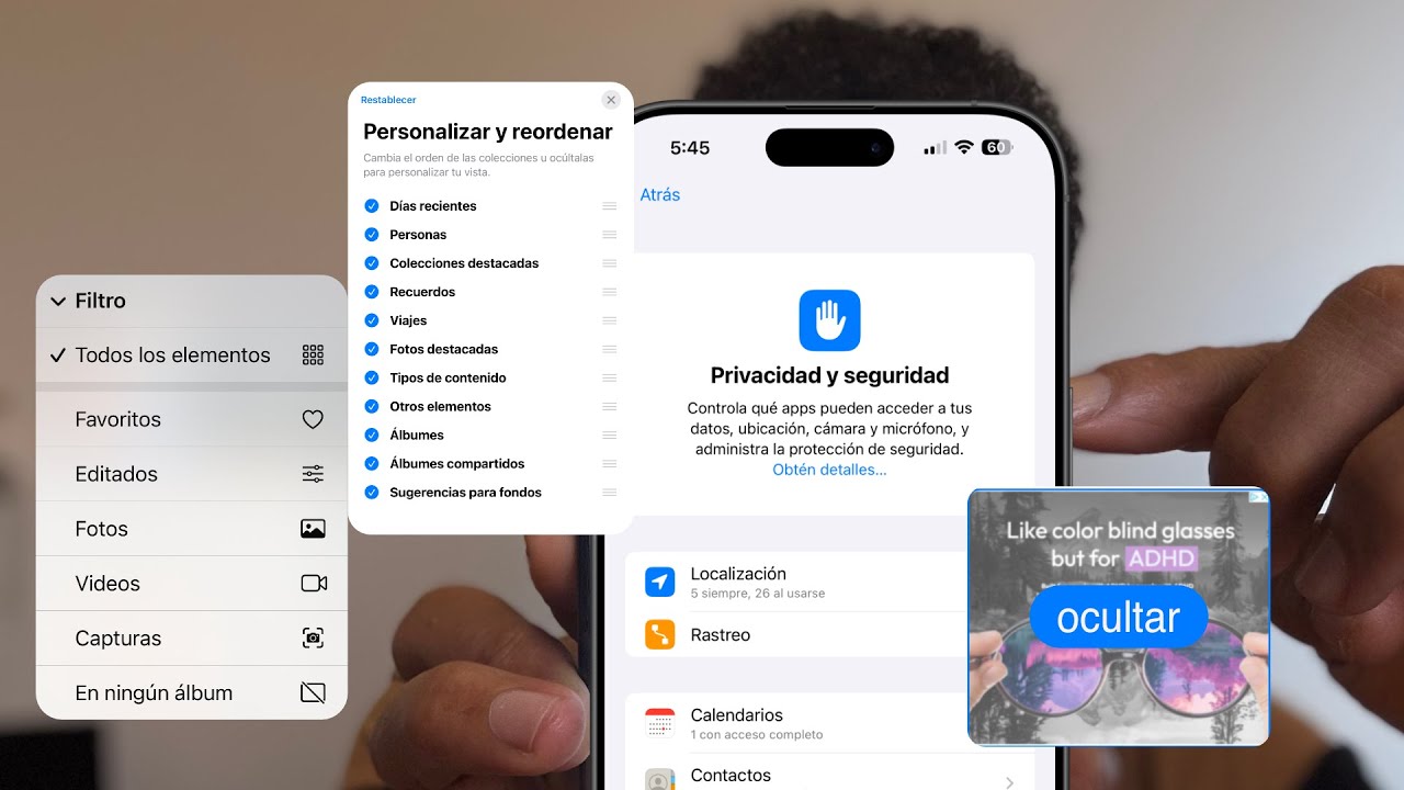 10 Ajustes SECRETOS de iPhone que Debes Activar YA - YouTube