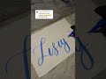 Name lisiya💗#calligraphylattering #lettering #handwriting #calligraphylattering #calligraphy