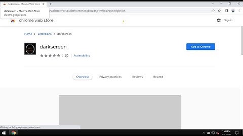 DarkScreen adware extension (removal guide).