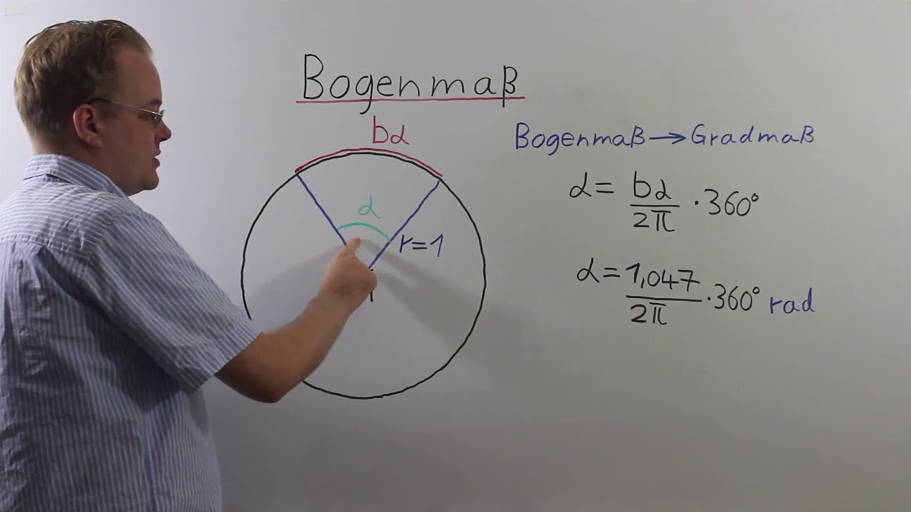 Bogenmaß 10. Klasse - YouTube