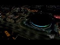 Glasgow at night from the air