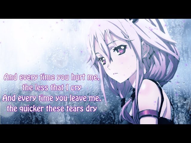 Nightcore - Too Good At Goodbyes (female version) class=