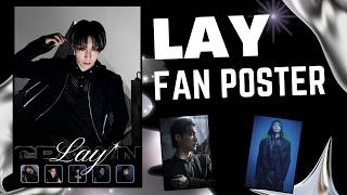 LAY EXO - CROWN ✨How to Make Aesthetic Poster | Canva Tutorial For Beginners (Kpop  Fan Poster) screenshot 1