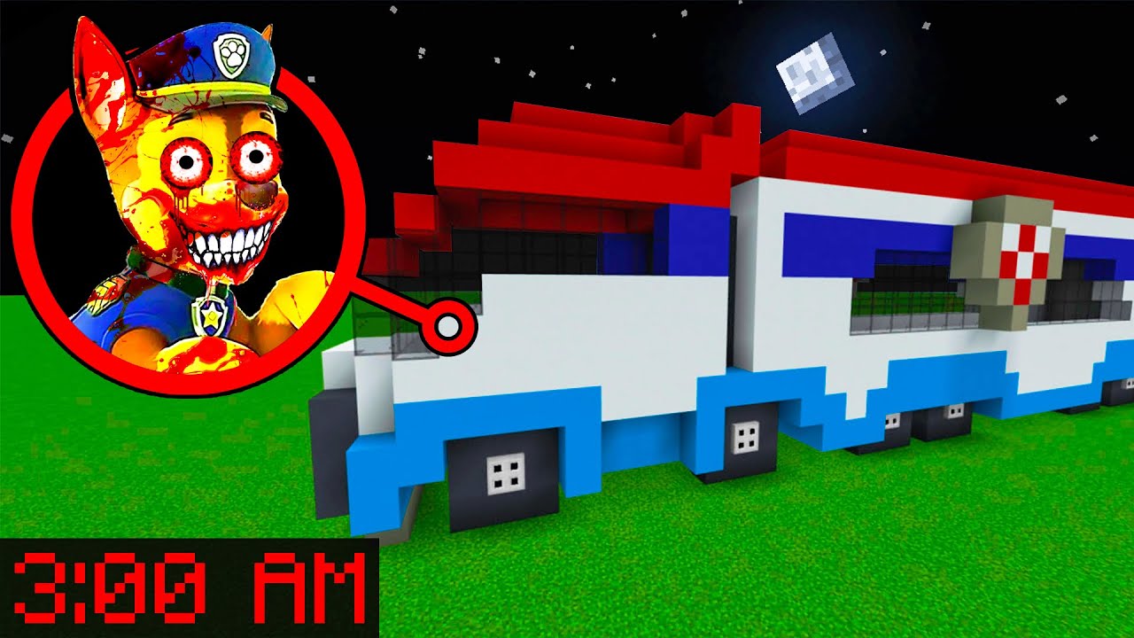 ¿Qué hay dentro del CAMIÓN de la PATRULLA CANINA en Minecraft?