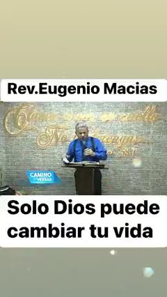 Pastor Eugenio Macias. Solo #Dios puede cambiar la vida # - YouTube