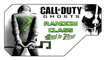 CoD Ghosts PS4 - Random Class Generator Road to First! Remington R5 Episode 5