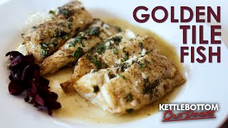 Pan Seared Golden Tilefish With Fresh