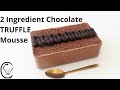 ONLY 2 Ingredients in TOTAL! Chocolate Truffle Mousse Dessert Box Eggless - NO Gelatine