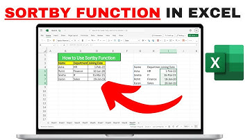 How to Use Sortby Function In Excel