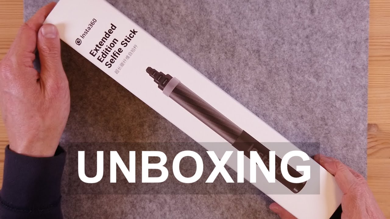 NEW Insta360 Extended Selfie Stick Unboxing - YouTube