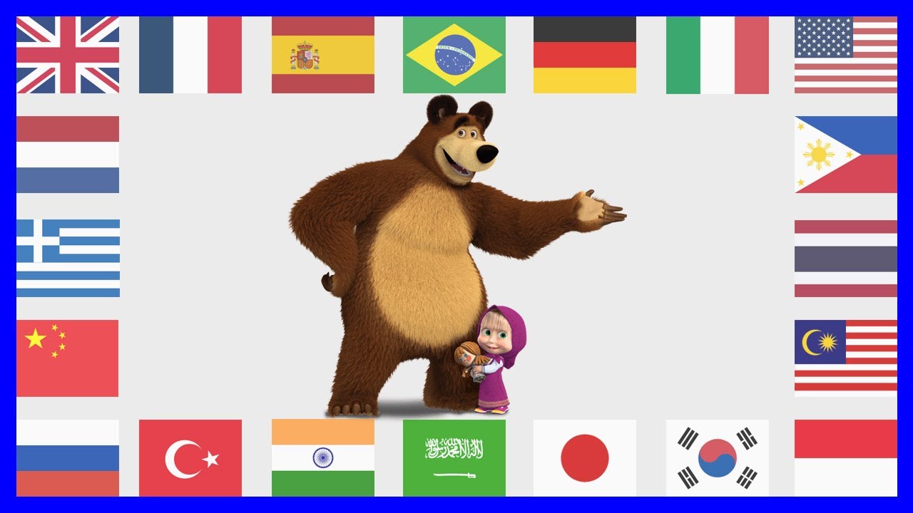 Masha And The Bear In Different Languages YouTube