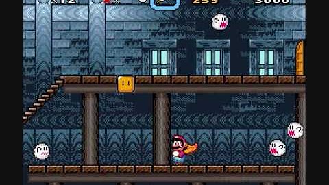 Fatal Mario: my SMW romhack, level 7 - Abandoned ghost hut