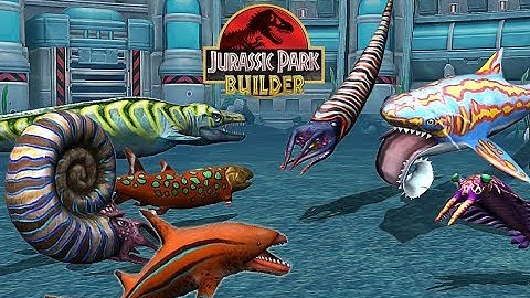 ALL AQUATIC DINOSAUR MAXED SPECIAL + STATS! | AQUATIC TOURNAMENT - JURASSIC PARK BUILDER