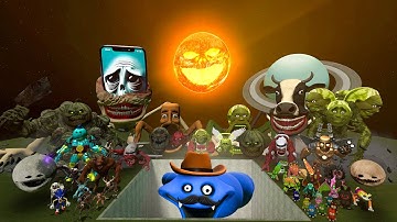 ALL NEW ITALIAN AI BRAINROT MEMES VS THE GIANT PIT WITH HUNGRY WORM DADDY MONTERS BUS! - Garry