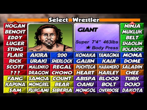 WCW vs. the World All Characters [PS1]