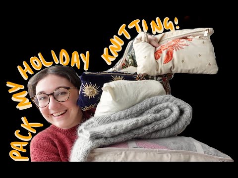 Pack my knitting for a month-long trip 