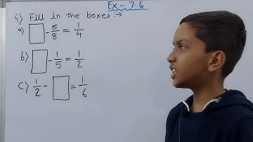 NCERT Maths class 6, Chapter 7 Fraction, Exercise 7.6, Question 2,3, & 4.