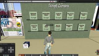 Second Life: Download Scripts from Script Library