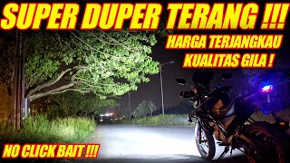 MUDAH! Cara Memasang Lampu Tembak Laser D2 Pada Motor Bebek Jarak Jauh dan Dekat