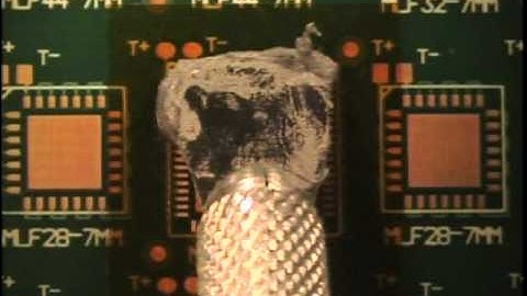 QFN Rework Process Using Polyimide Stencil