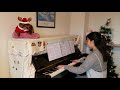あの日のメリークリスマス    嵐       ピアノ      ~猫と一緒~