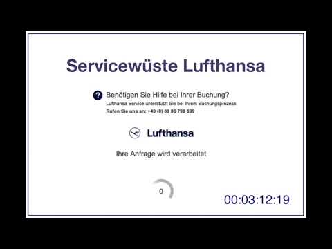 Lufthansa Servicewüste