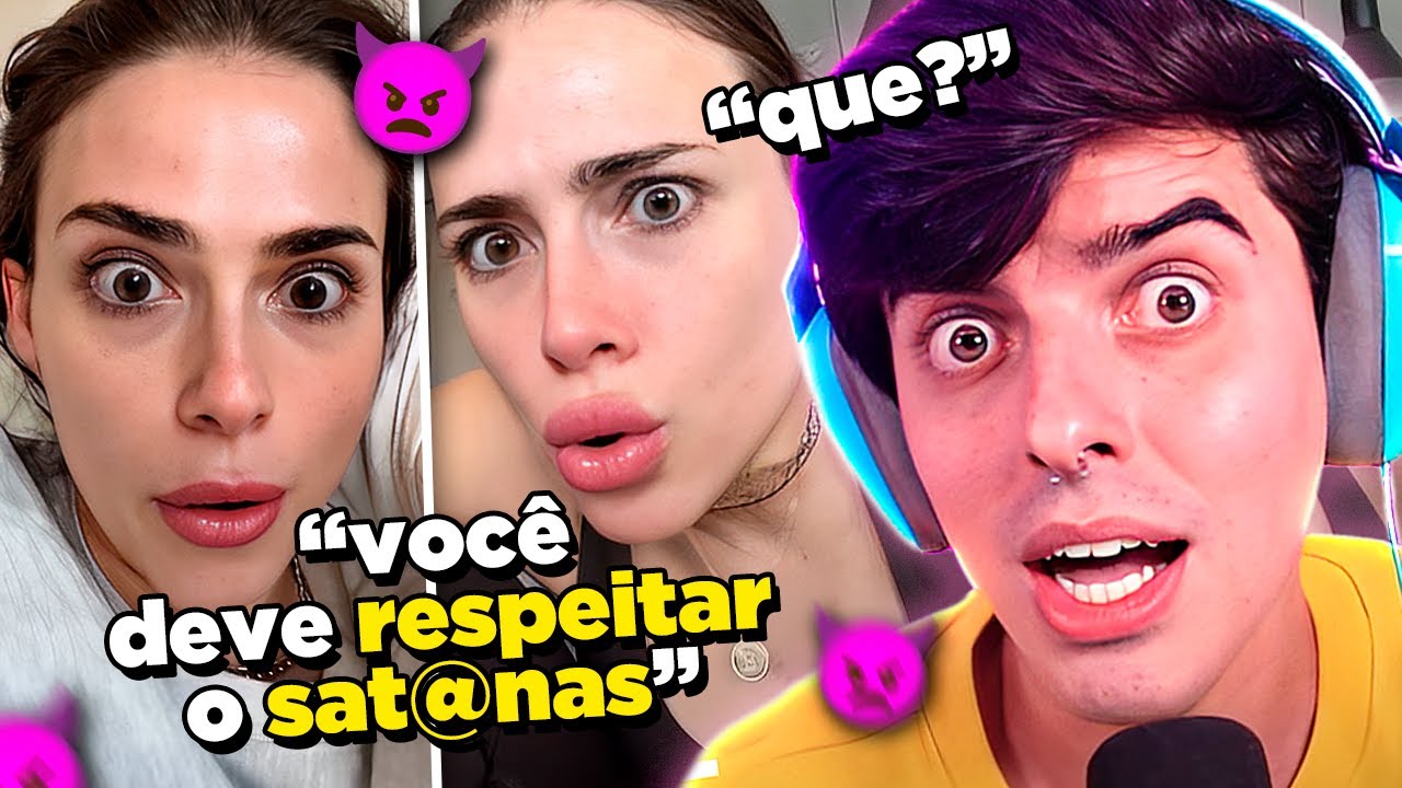 Todo mundo virou satanista (e essa tiktoker ta revoltada)