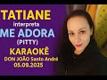 Tatiane emociona 🎤 | Me Adora – Pitty | Karaokê Don João – Santo André 05.09.2025