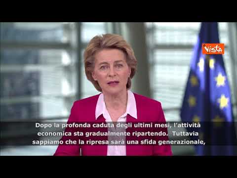 Von der Leyen in italiano agli Stati Generali: 