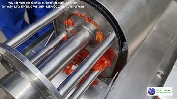 Máy vắt nước cốt cà chua nguyên chất - Điện Cơ Xanh - 0984467870