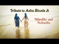 Sagar dake ay  do lafzon ki hai  tribute to asha bhosle ji  nibedita and nabanita