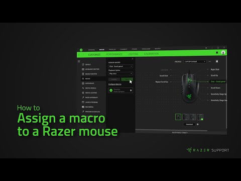 How to assign a macro to a Razer mouse