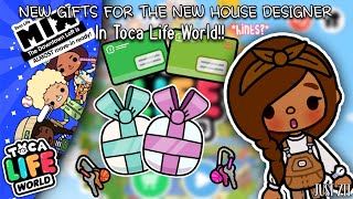 NEW GIFTS FOR THE NEW HOUSE DESIGNER?! *Hints?* || Toca Life World || Just Zii