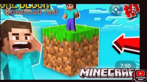 Download one block in pojav launcher step by step easy very easy