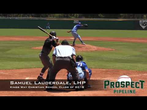 Samuel Lauderdale Prospect Video, LHP, Kings Way Christian School Class of 2018