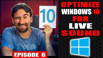 Optimize Windows 10 for LIVE SOUND
