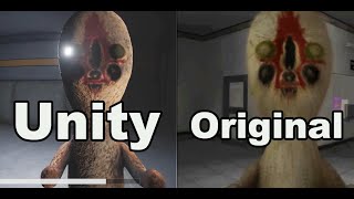 Side-by-Side SCP: Containment Breach Classic vs Unity version 0.6