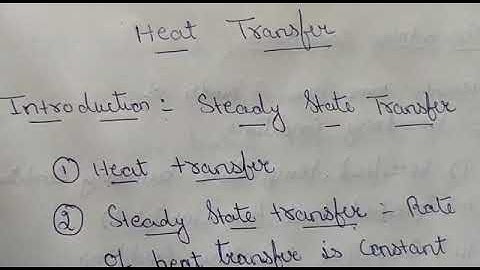 Finite Element Method | Heat transfer introduction by Prof. Vishwanath S