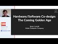 Keynote: Bryan Cantrill - Hardware/Software Co-design: The Coming Golden Age