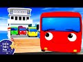 10 Little Buses - Count Buses, Babies &amp; Dinosaurs | Nursery Rhymes &amp; Kids Songs