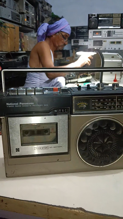 National Panasonic 543 3Band Radio Cassette Recorder ✅👉📱 7742853435🙏 #national #panasonic #543 #2in1