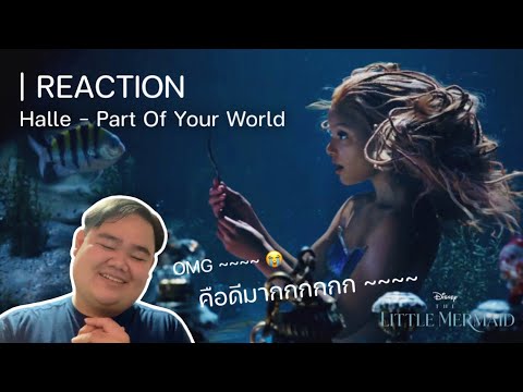 เบิ่งรีแอค  BerngReacReactionHallePartOfYourWorldFromTheLittleMermaidFromThailand Reaction Halle   Part Of Your World  From The Little Mermaid  From Thailand 