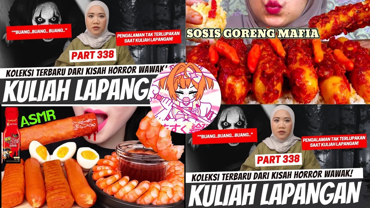 [ KULIAH LAPANGAN ] NADIA OMARA KHW X MUKBANG/ASMR MAKANAN PEDAS KOREA INDO