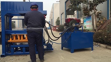 QT4-30 diesel engine block making machine factory working