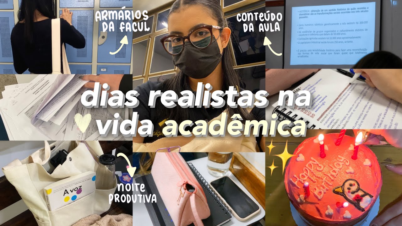 um dia *real* na minha rotina acadêmica📚| vlog, aulas da facul & niver de amiga🎂