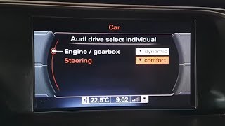 Audi A4 B8 - How to activate Audi Drive Select